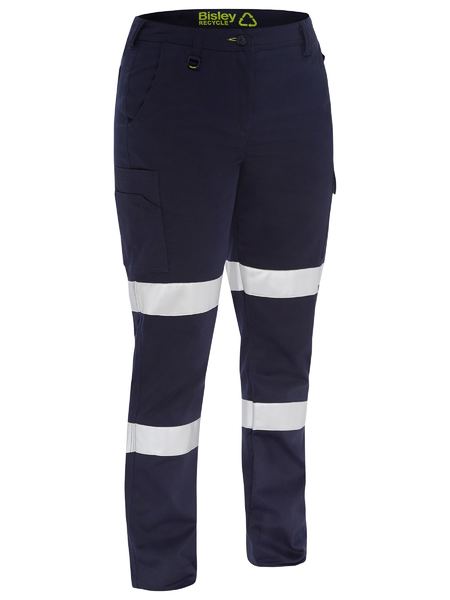 Womens Bisley Recycle Taped Biomotion Cargo Work Pant