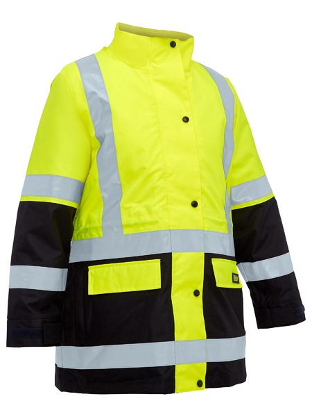 Womens Taped Hi-Vis 5 In 1 Rain Jacket