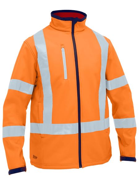 X-Taped Hi-Vis Bisley Soft Shell Jacket