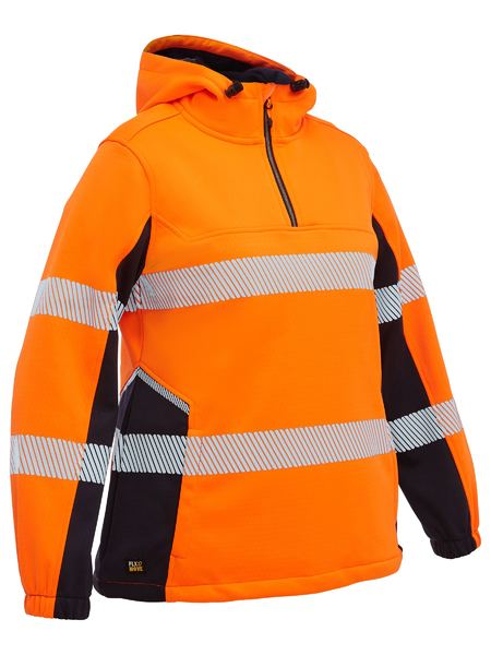 Womens FLX & MOVE™ Hi-Vis Taped Liquid Repellent Fleece Hoodie