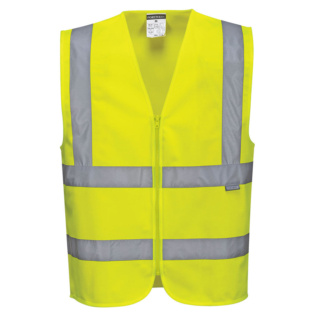 Hi-Vis Zipped Band & Brace Vest