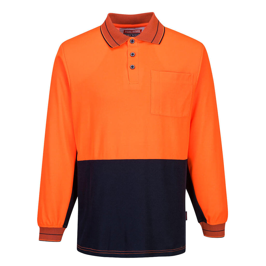 Long Sleeve Cotton Comfort Polo