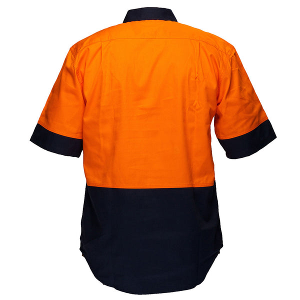 Hi-Vis Two Tone Regular Weight Short Sleeve Shirt