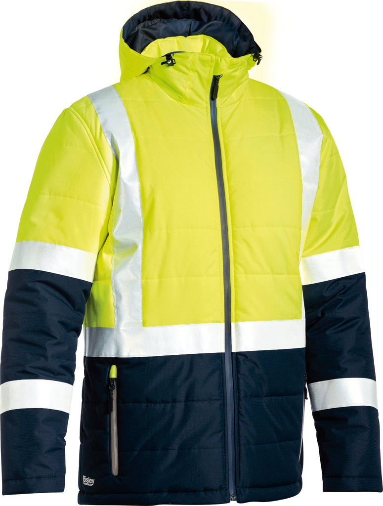 Taped Hi-Vis Bisley Puffer Jacket