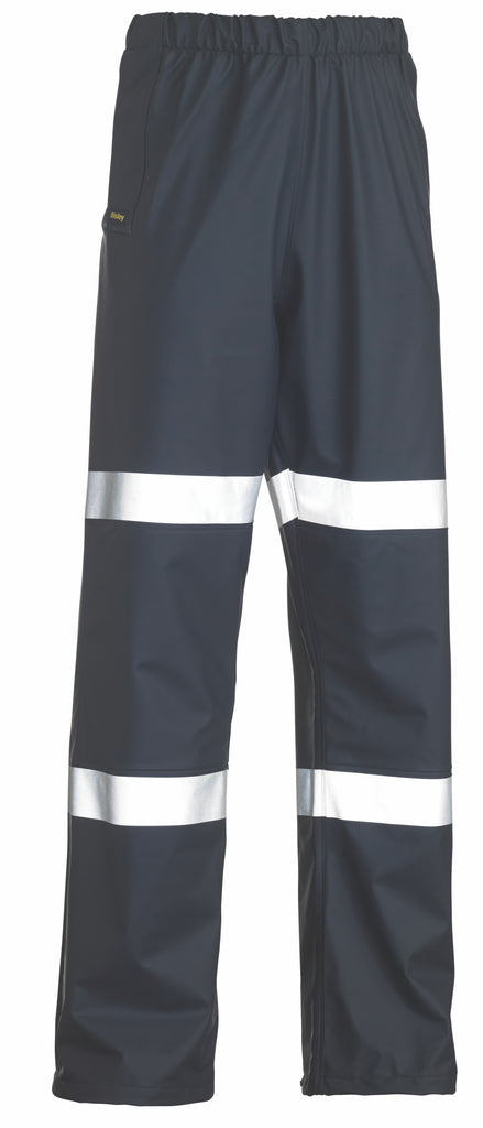 Hi-Vis Taped Stretch PU Rain Pants