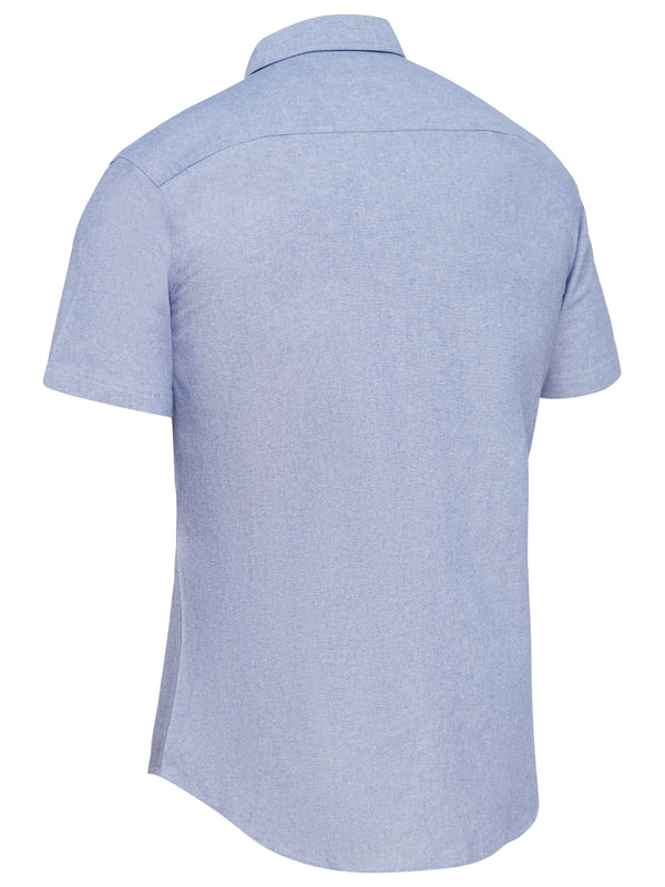 Mens Short Sleeve Chambray Shirt