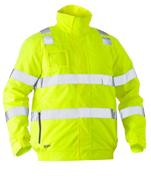 Taped Hi-Vis Bisley Wet Weather Bomber Jacket